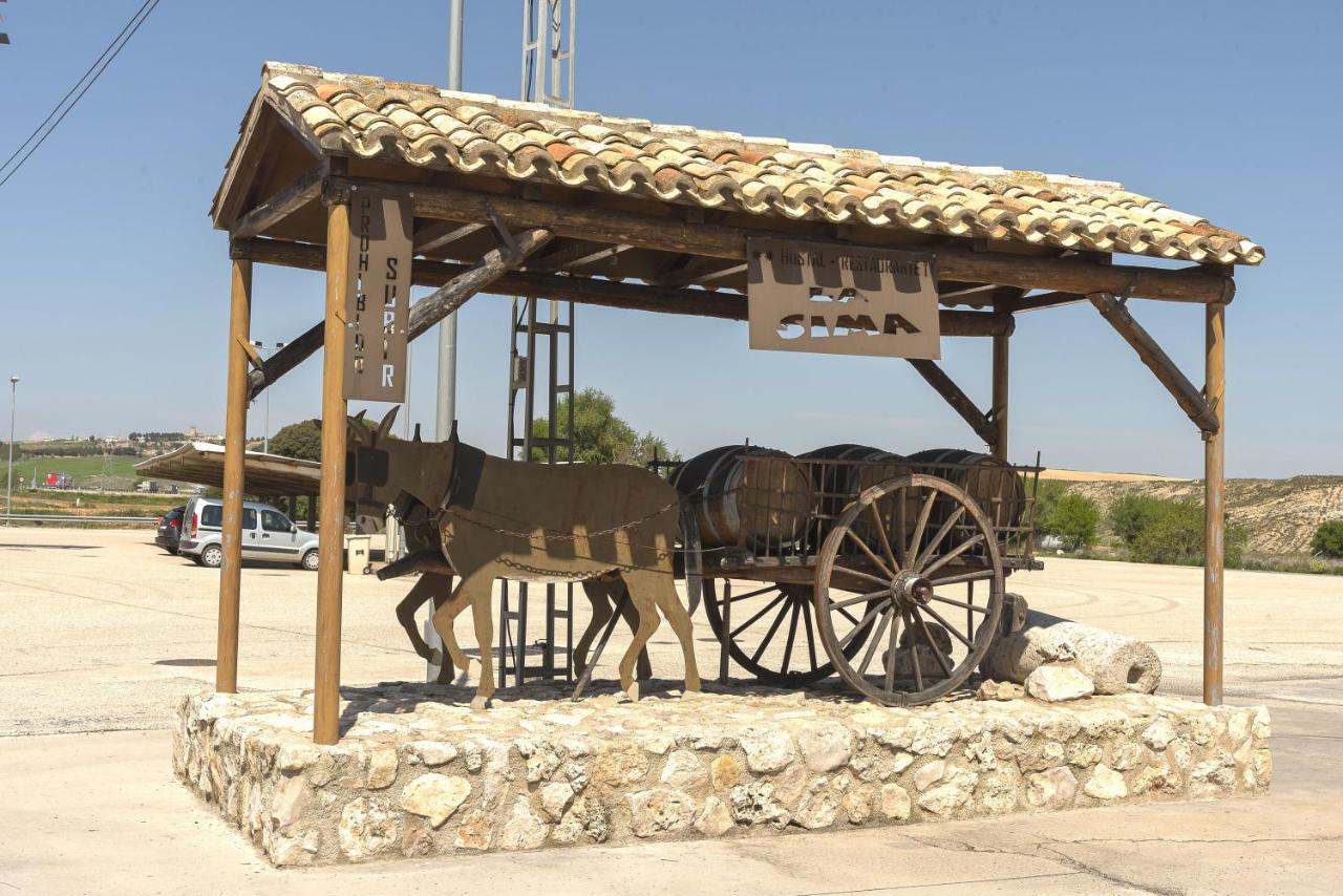 Hotel-Restaurante La Sima Castillo de Garcimunoz Bagian luar foto